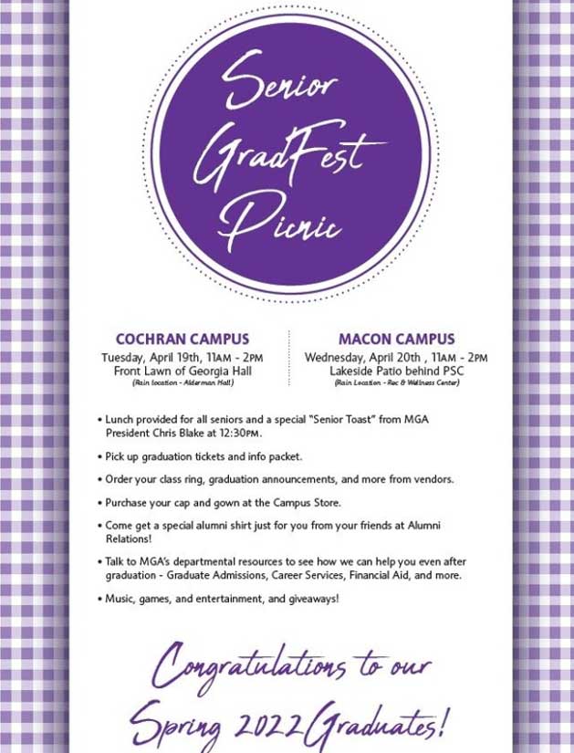 GradFest 2020 flyer.